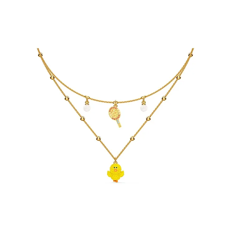 Swarovski LINE FRIENDS Искусственный кристалл Камни Ожерелья Женские