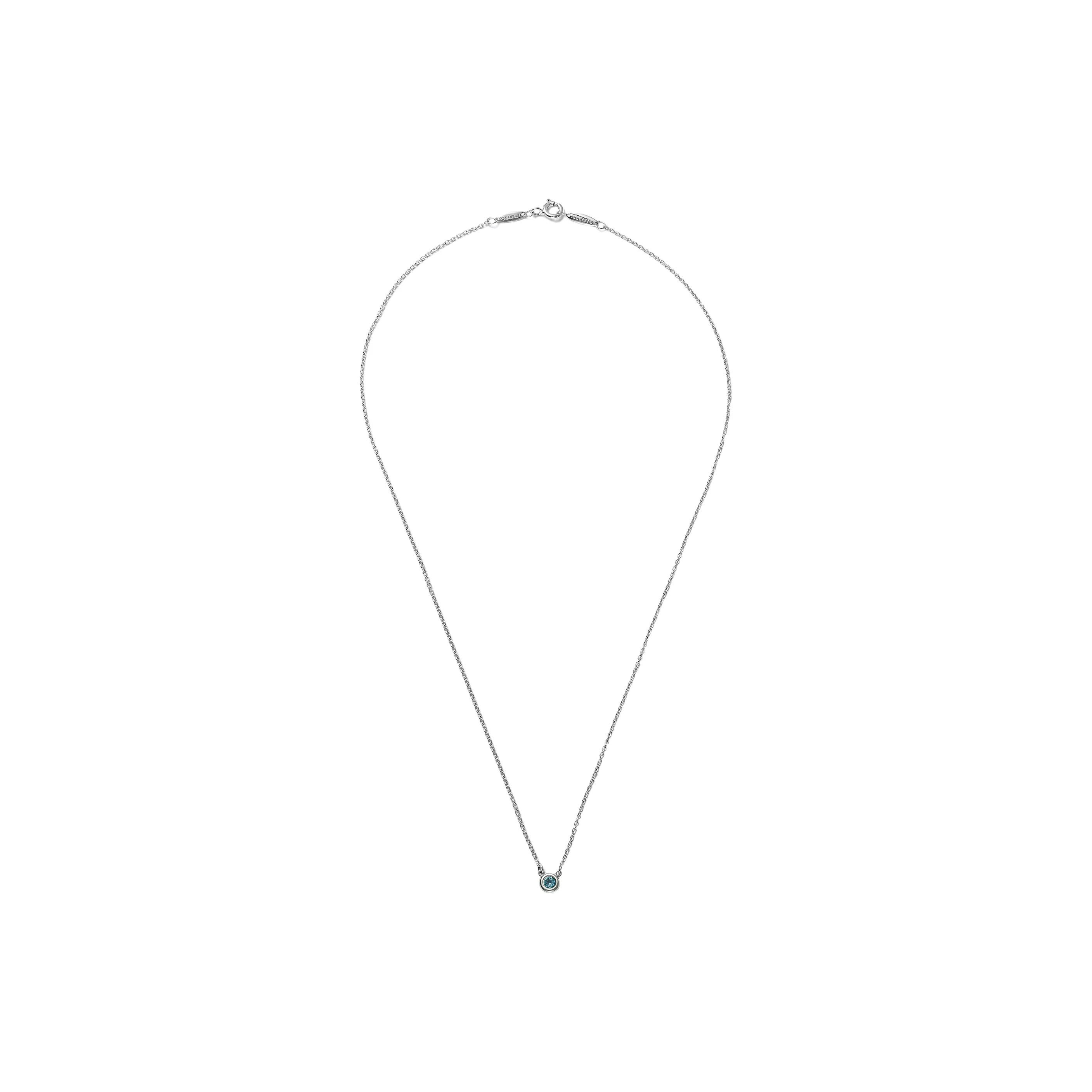 TIFFANY & CO. Elsa Peretti® 925 Sterling Silver Necklaces Women's Silver