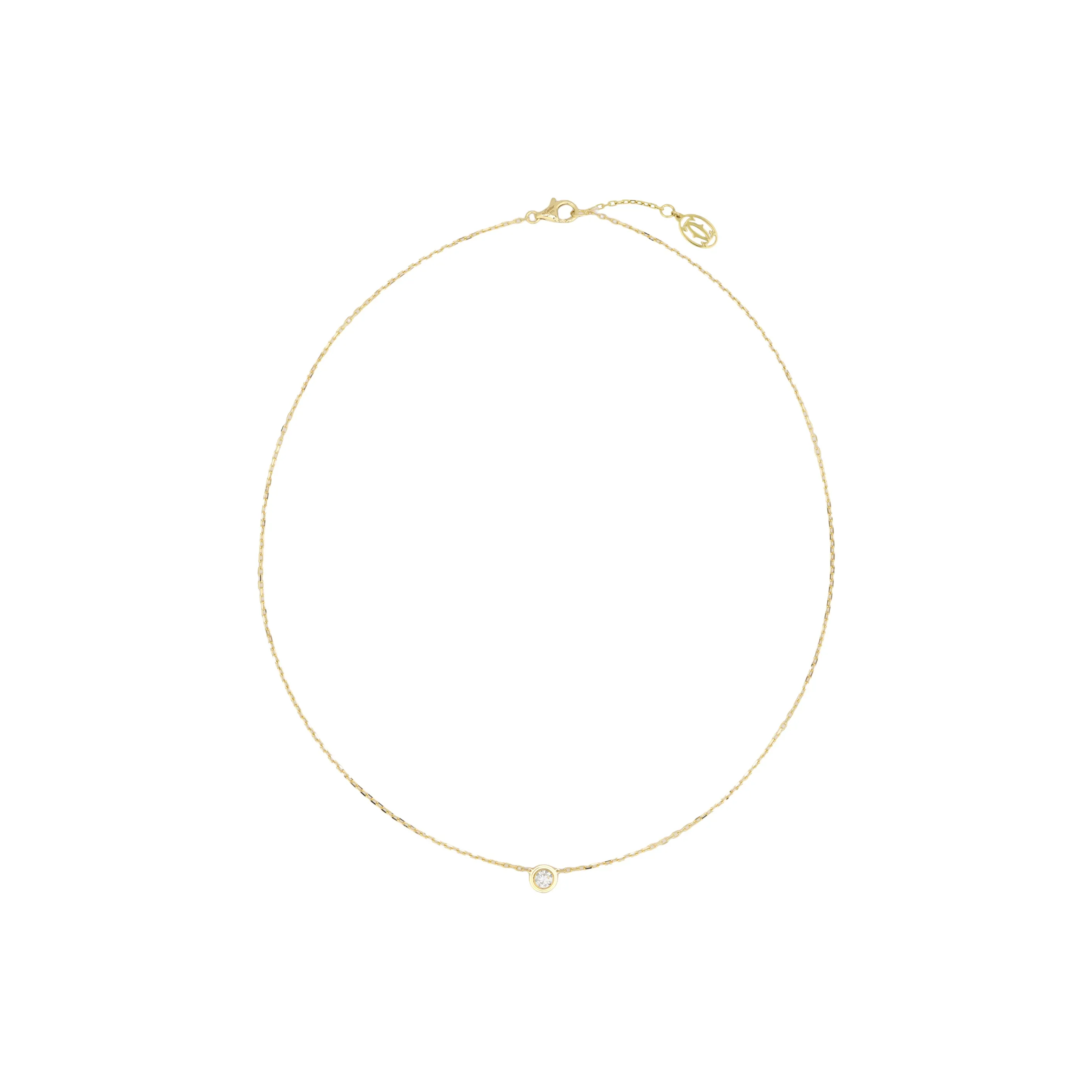 CARTIER D'Amour Collection 18K Gold Necklaces Women's Gold