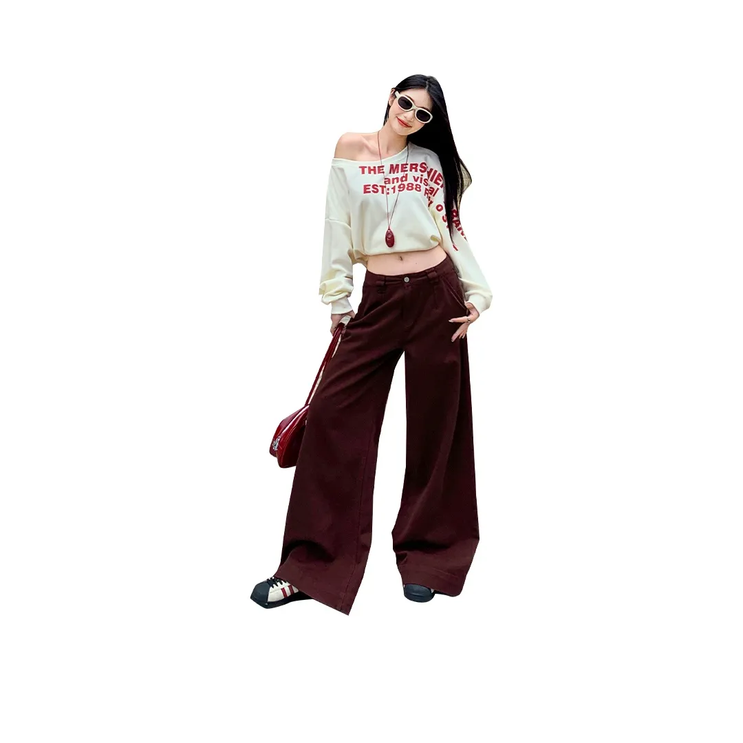 Jenna Chun Jeans Women's Ancora Red