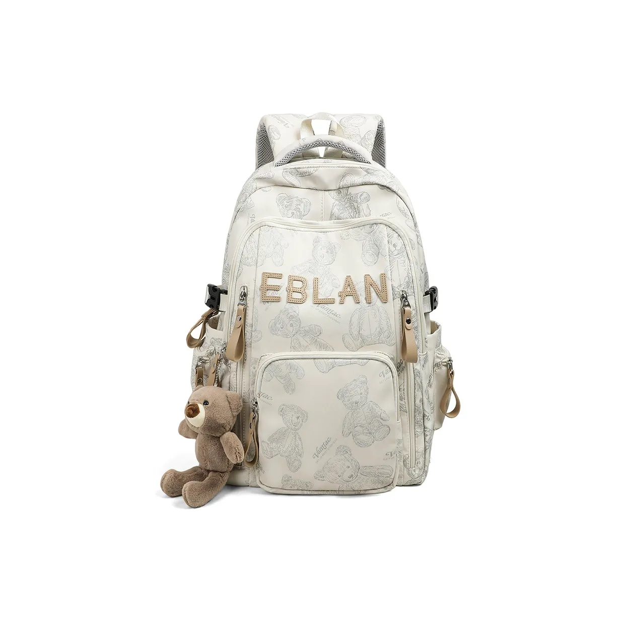 EBLAN Ткань Рюкзак Стандартный Унисекс Экрю
