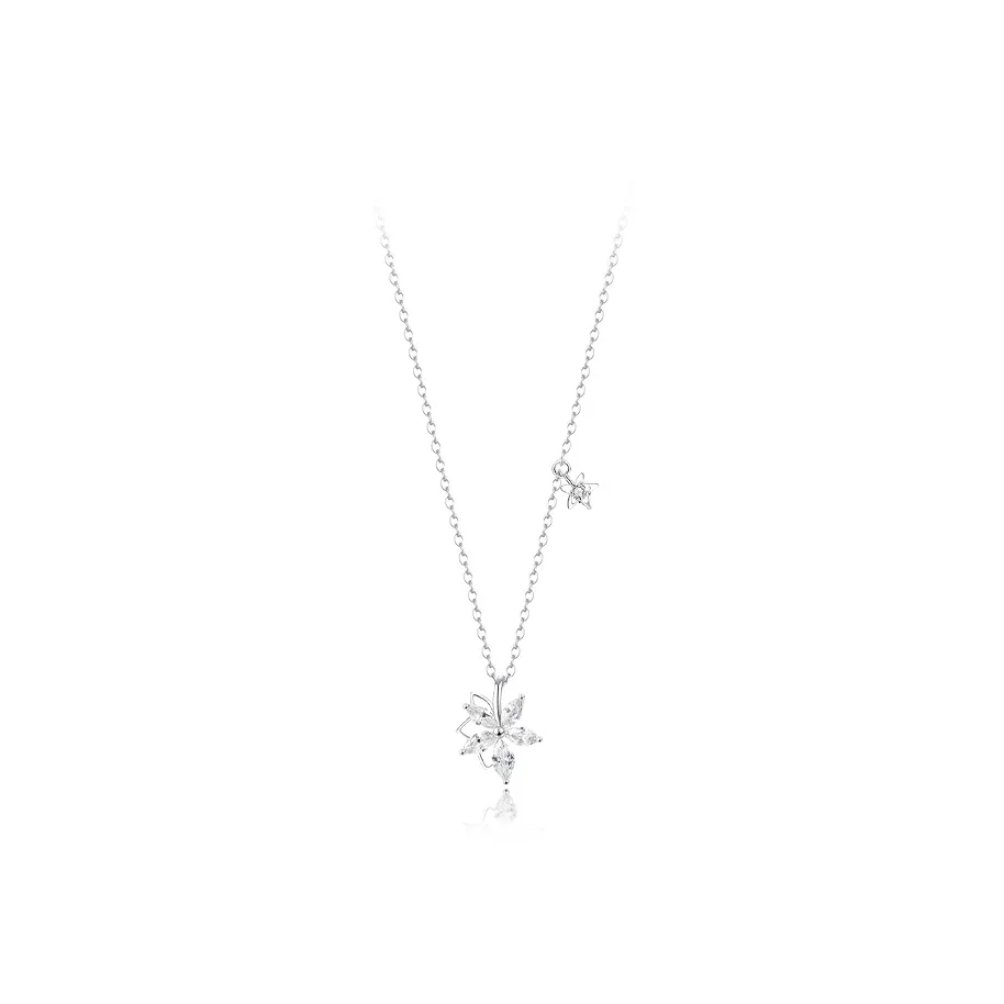 ETAHLOVE S925 Silver Necklaces Women's Couple Love Confession Birthday Gift For Girlfriend Box