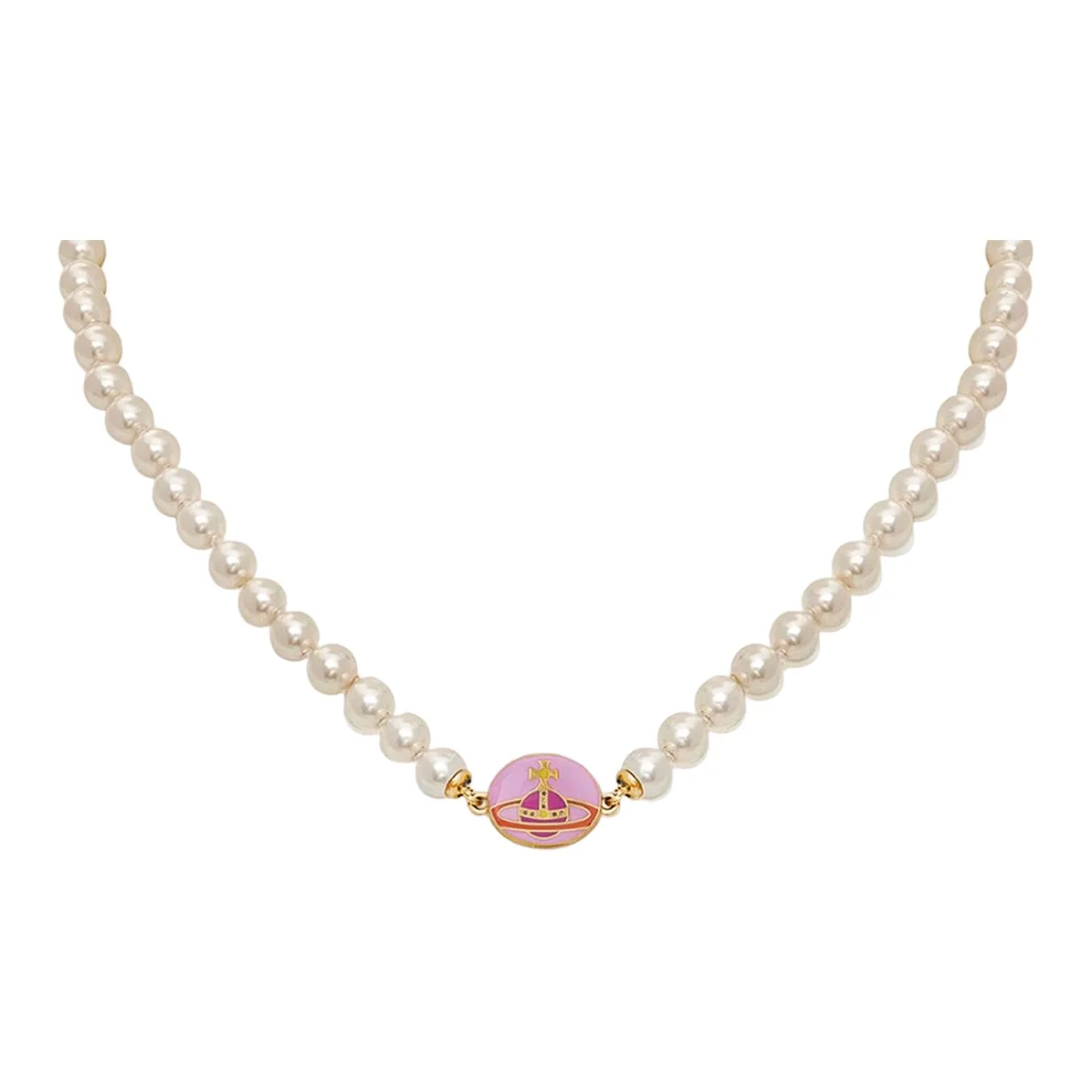 Vivienne Westwood Brass Necklaces Women's White