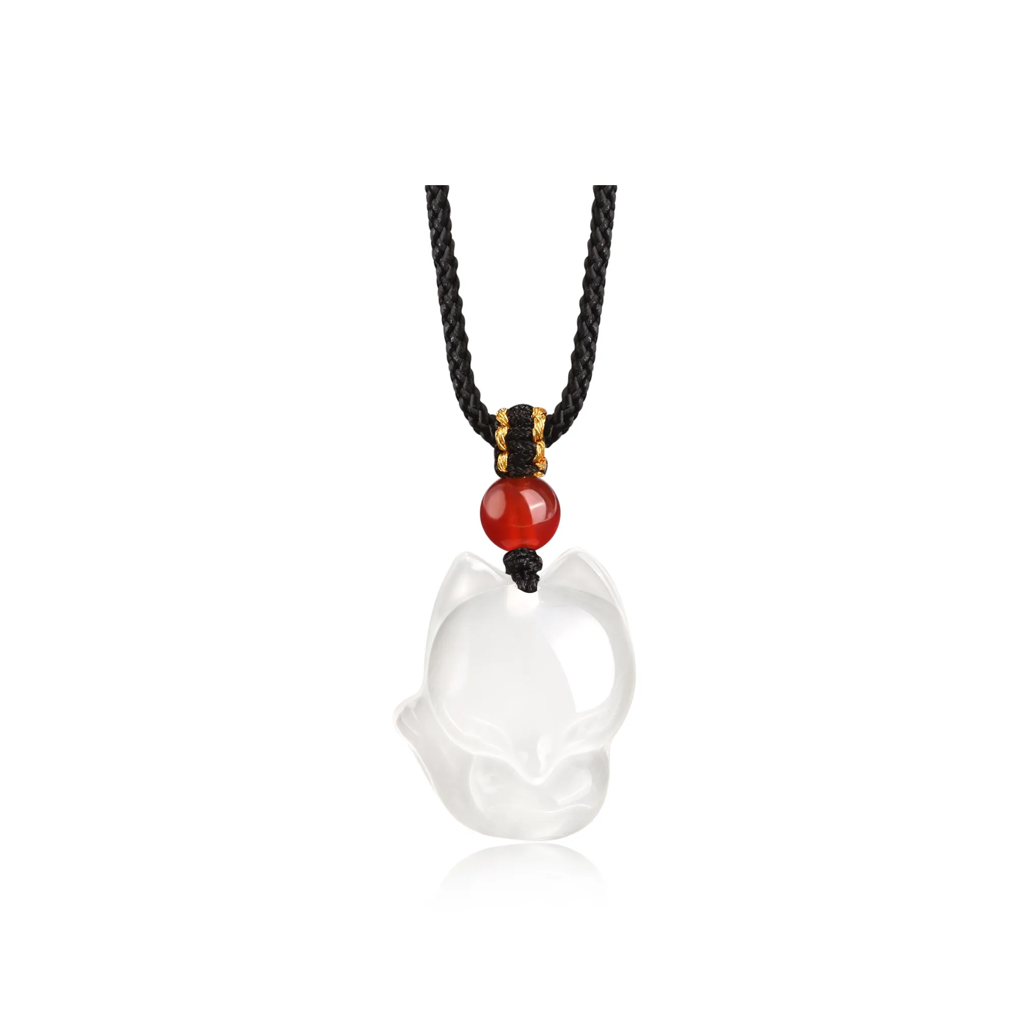 Lao Feng Xiang Chalcedony Necklaces Unisex