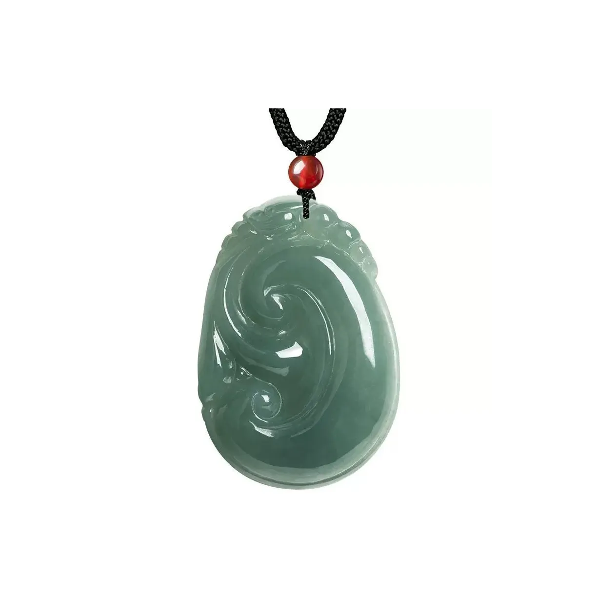 Run Ding Ice Glutinous Jadeite Necklaces Unisex