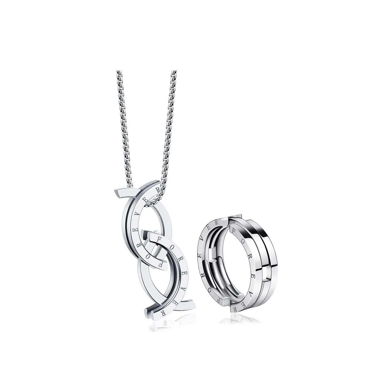 OGDAID Сплав Ожерелье Mouthfish Консервы Be Transformed Ожерелье Женское