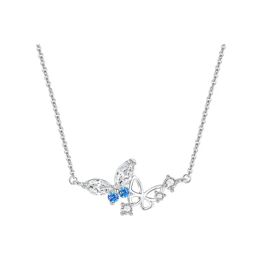 Regalrose 925 Sterling Silver Necklaces Women's Silver