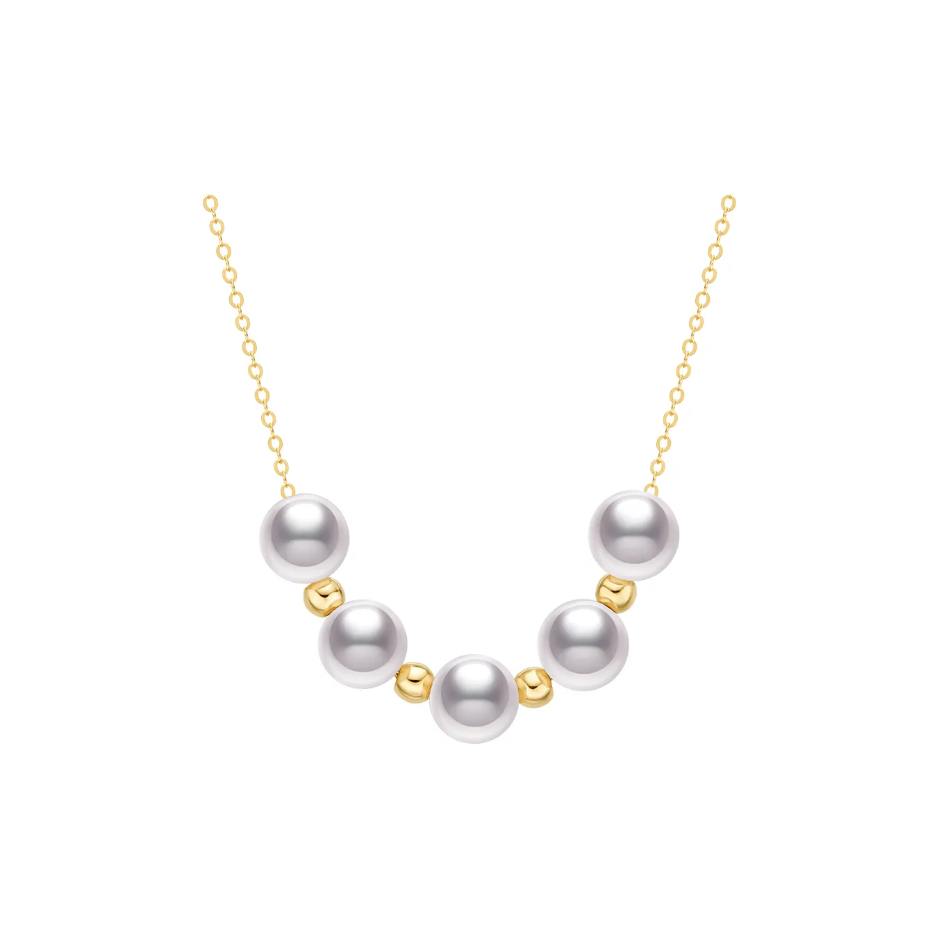 ME LUXE Saltwater Pearl Collarbone Chain Necklace Advanced Yet Classic And Versatile Perfect For Daily Wear Women's
