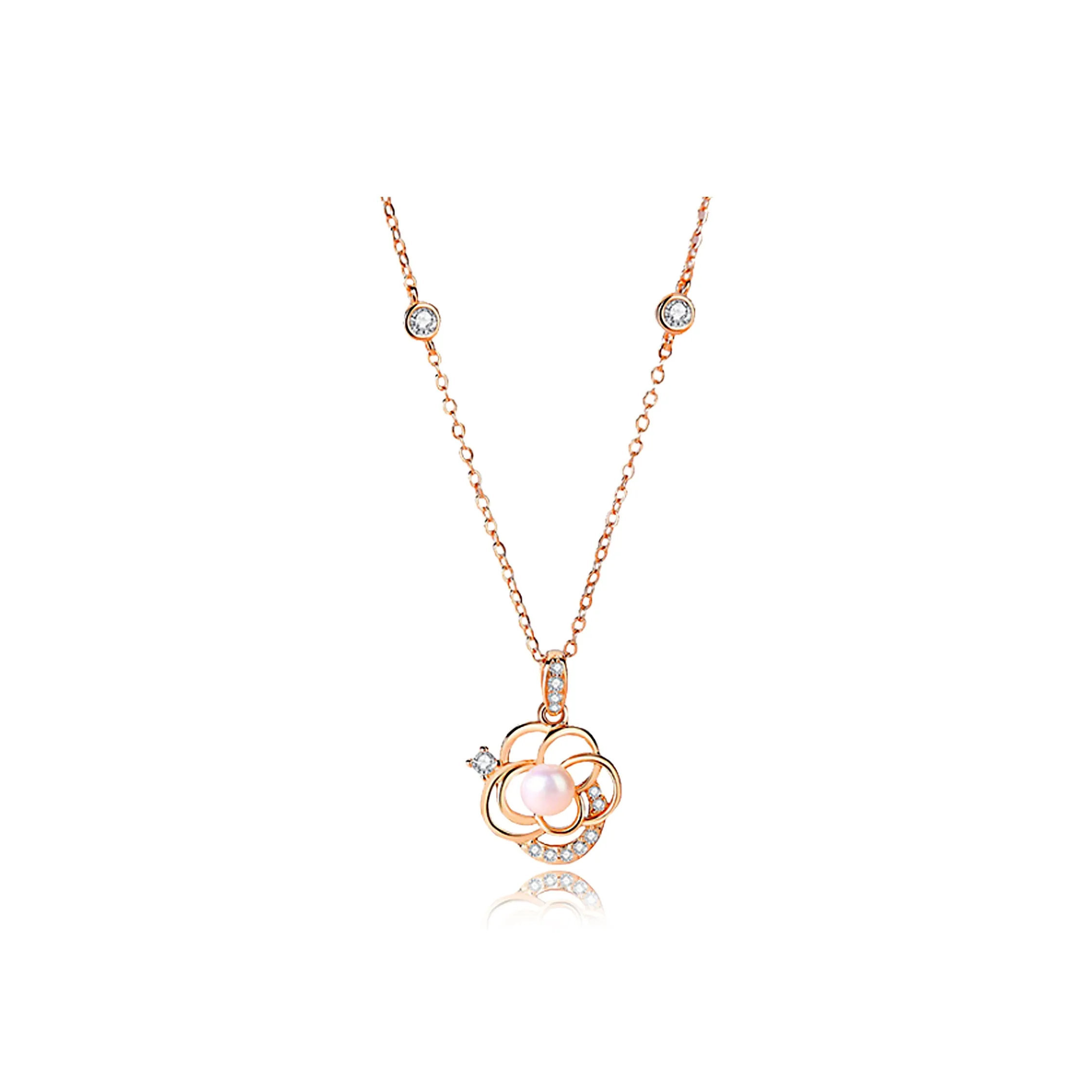 VOCK S925 Silver Necklaces Women's