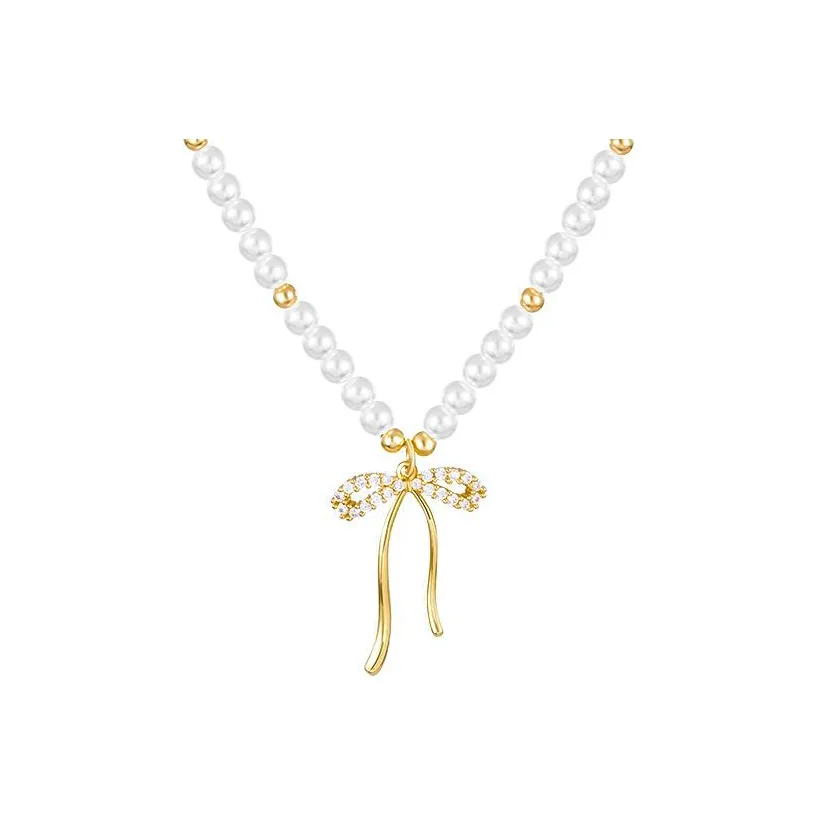 WAW Золото-покрытое медное ожерелье для женщин