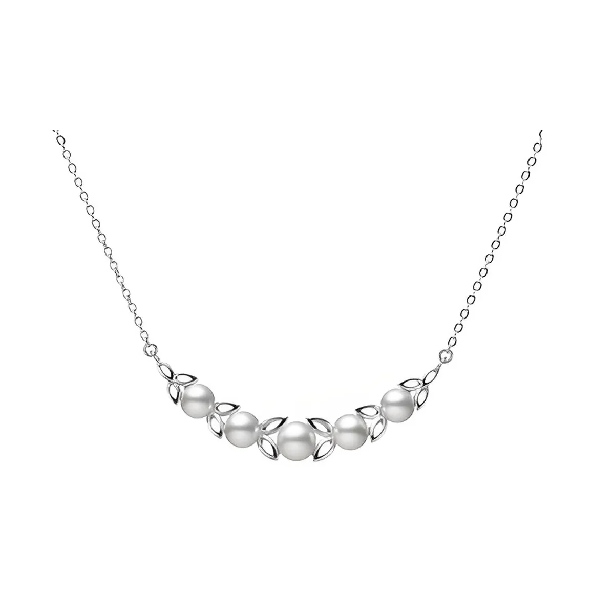 MIKIMOTO 925 Sterling Silver Necklaces Women's
