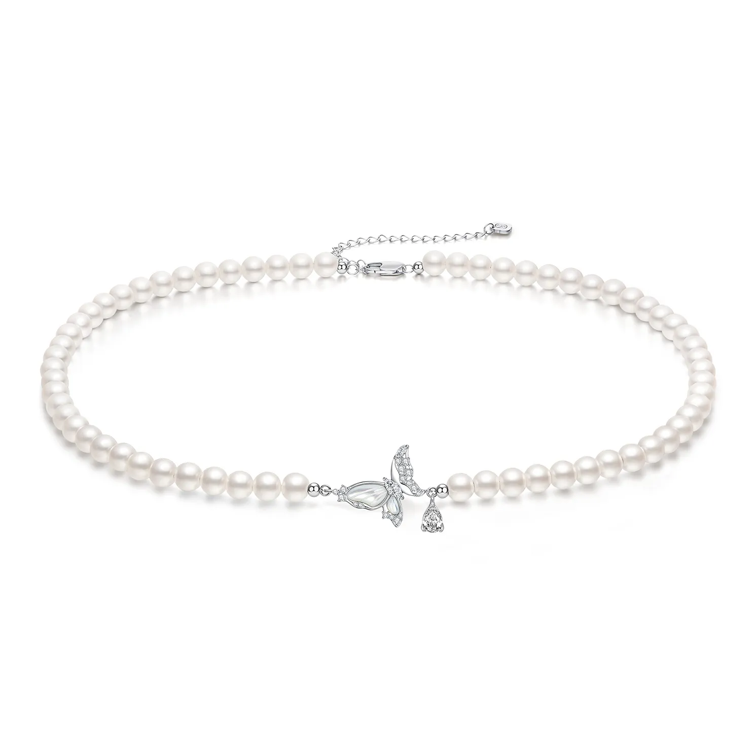 STYLEJING Жемчужная раковина Ожерелья Женские