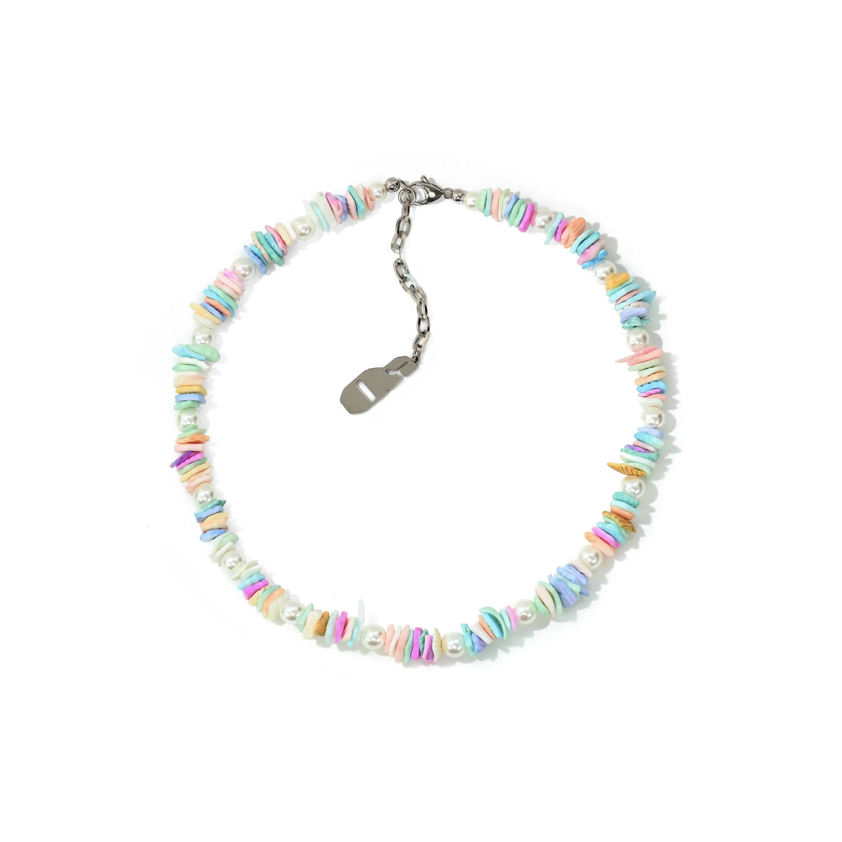 Get'em ON Shell Pearl Ожерелья Унисекс