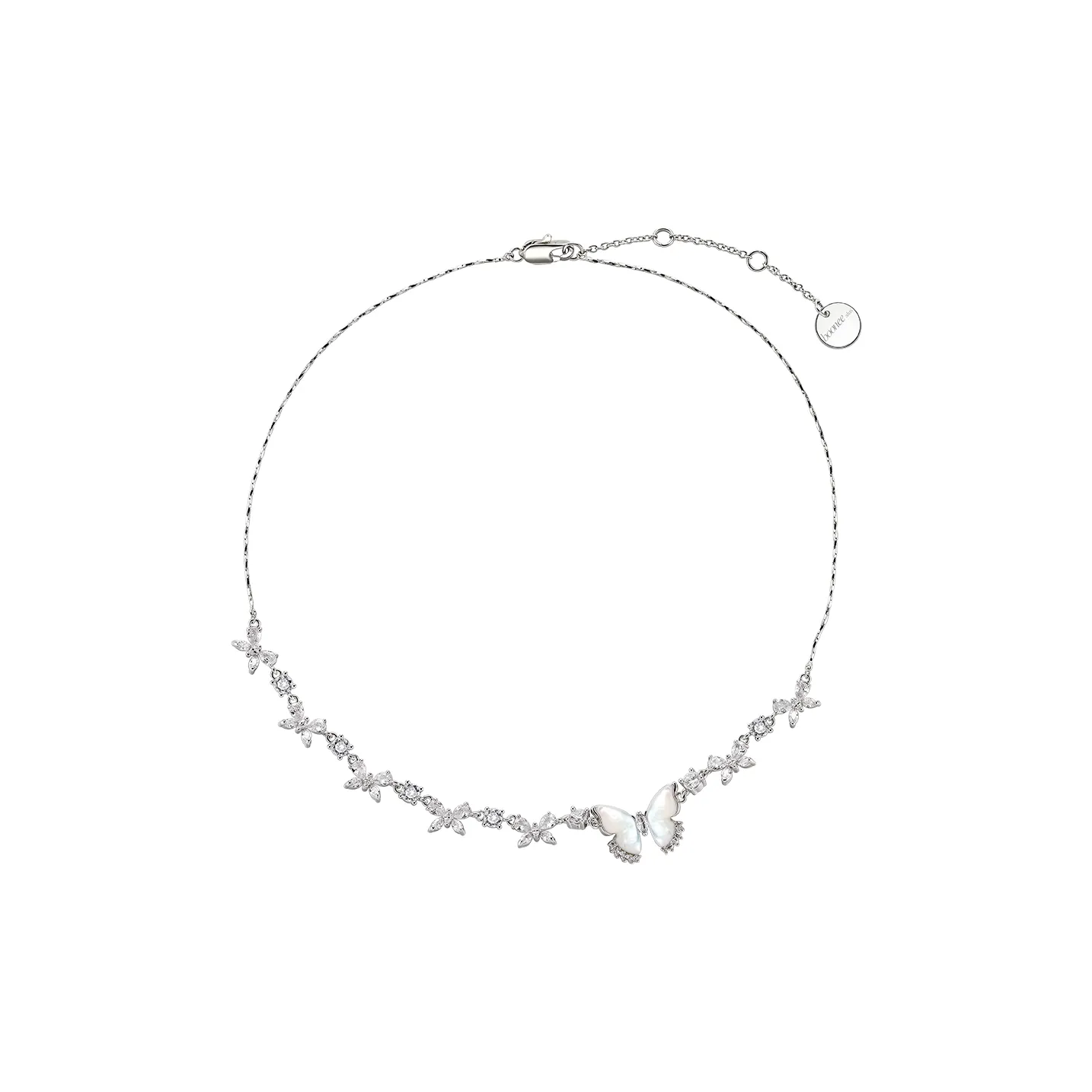 BOONEE ALUS Белое золото с покрытием медные ожерелья женские