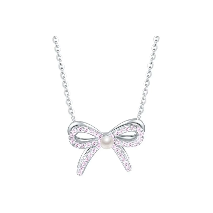 CHOW TAI SENG Серебро S925 Жемчужные ожерелья Женские