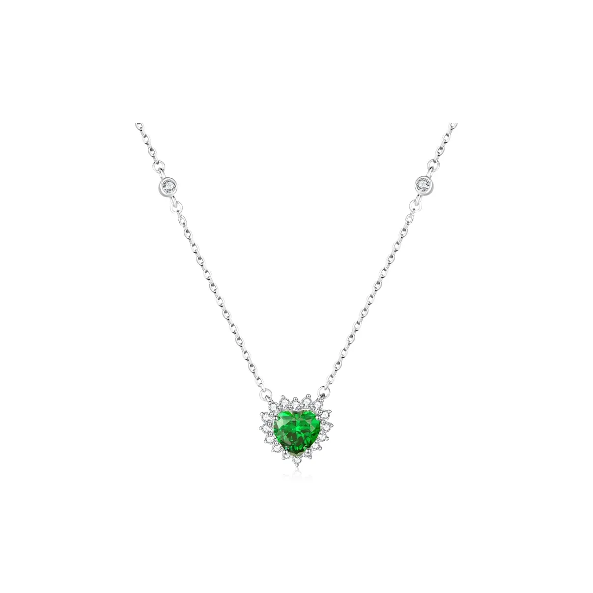 I Do S925 Silver Necklace, Sparkling Sweet Style, Niche, Advanced Instagram Style, Romantic, Commute Versatile Women's
