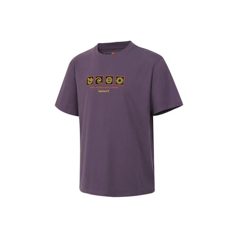 Timberland Фиолетовый Мужской T-Shirt