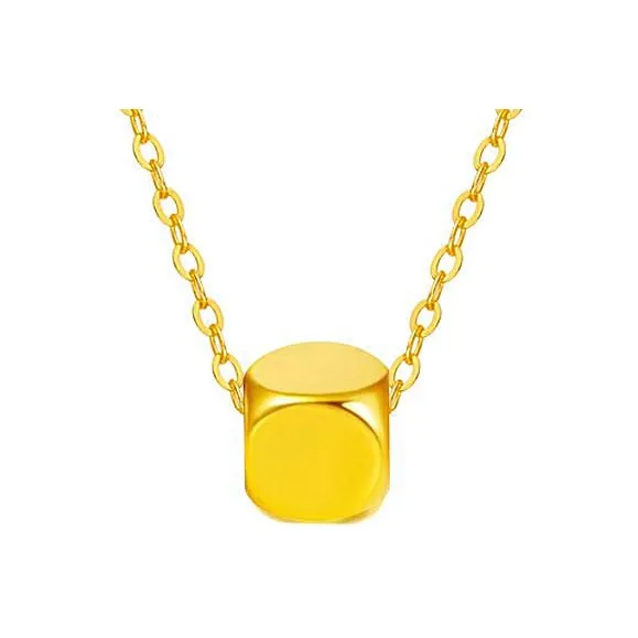 Master Kim 925 Silver Chain 3D Craft Gold Necklace Unisex