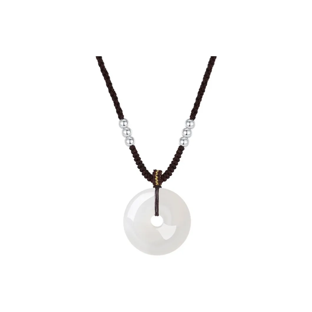 Emerald Dynasty Chalcedony Necklaces Unisex