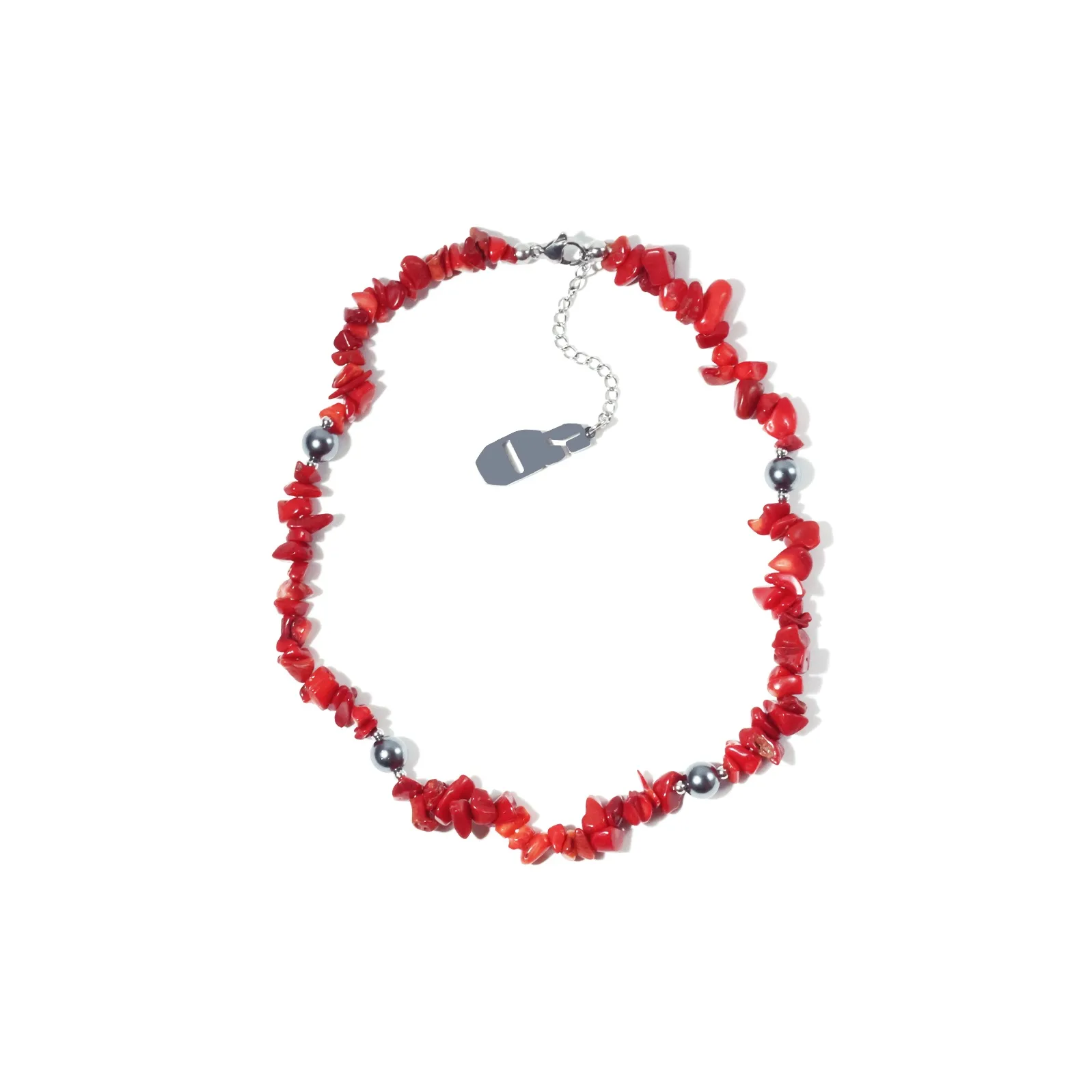 Get'em ON Pure Красный Ожерелье с Крошечными Камнями Женское