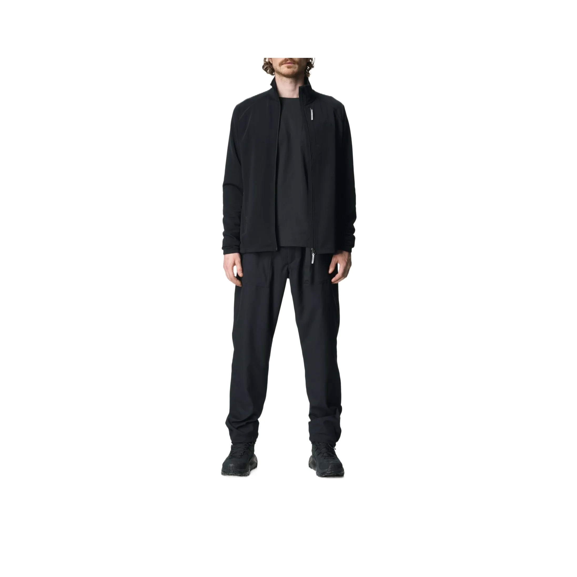 Houdini Aero Куртка Флис Одежда Мужская Черная