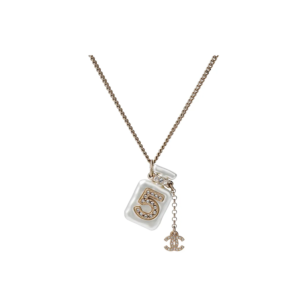 CHANEL Laces Necklaces Women's