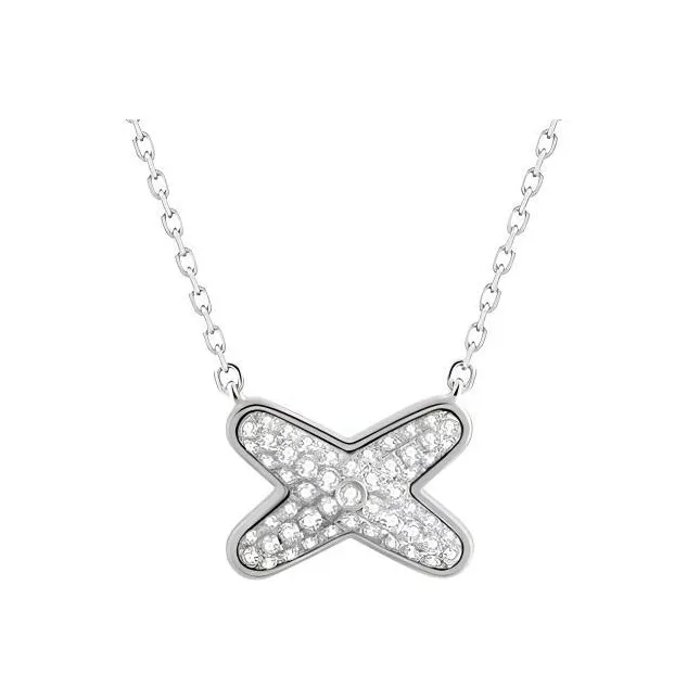 Chaumet Liens Lineage Lifetime Series 18K White Gold Necklaces Women's Silver