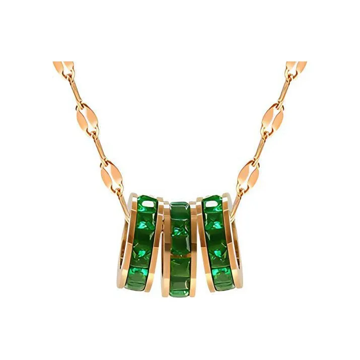 West Island Титановая сталь Ожерелье Розово-золотое Женское