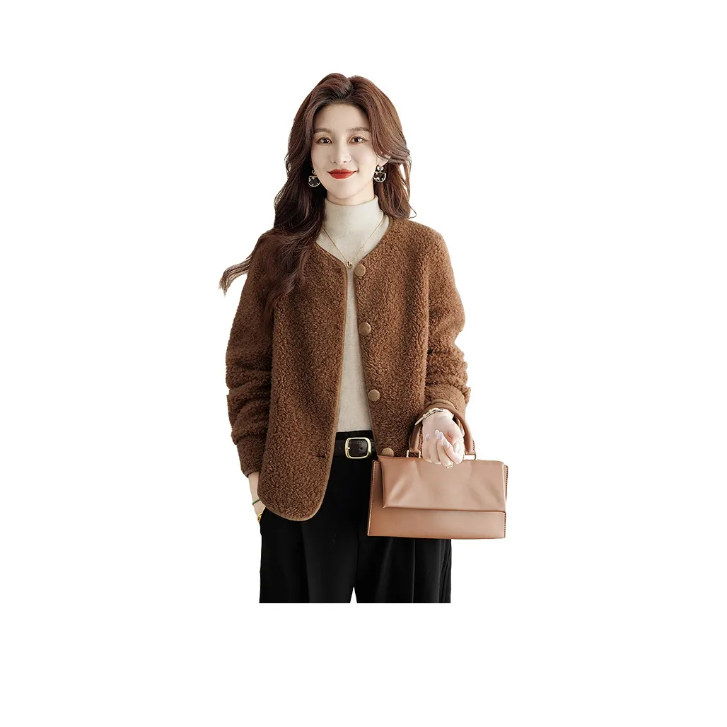 Cypress House Вельвет Feel Куртка Женская Темно-Кофейный