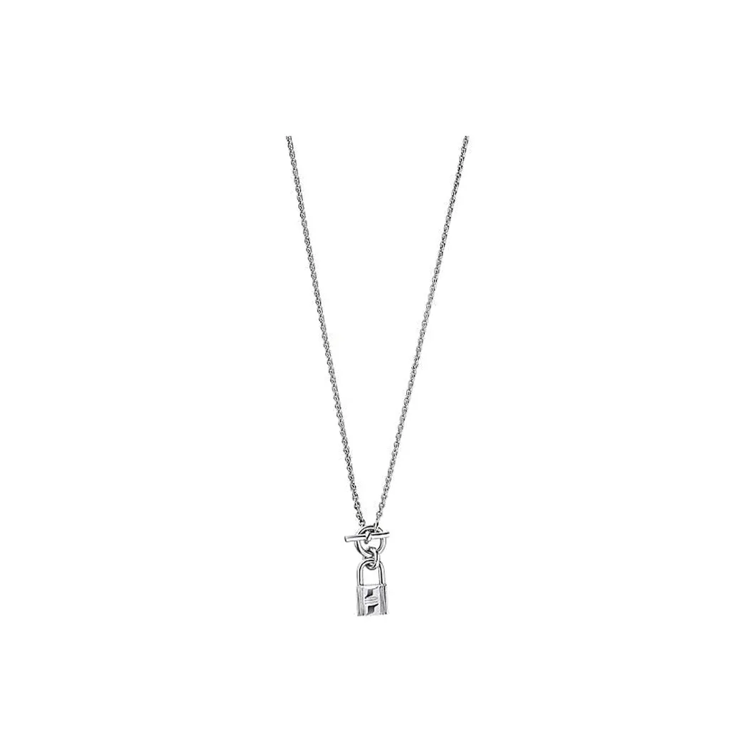 HERMES Sterling Silver Necklaces Unisex
