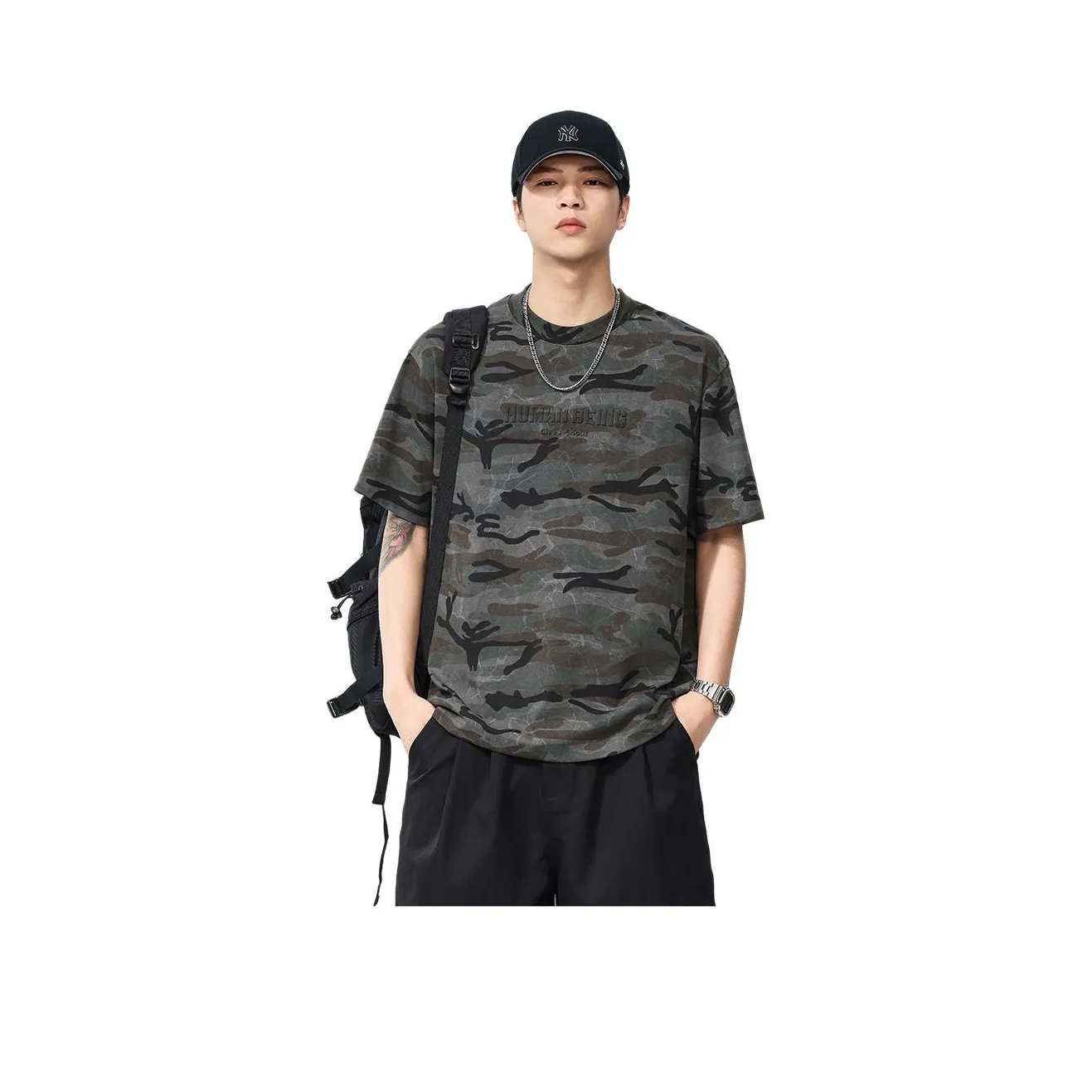 MR.MUDI Камуфляж Унисекс Футболка