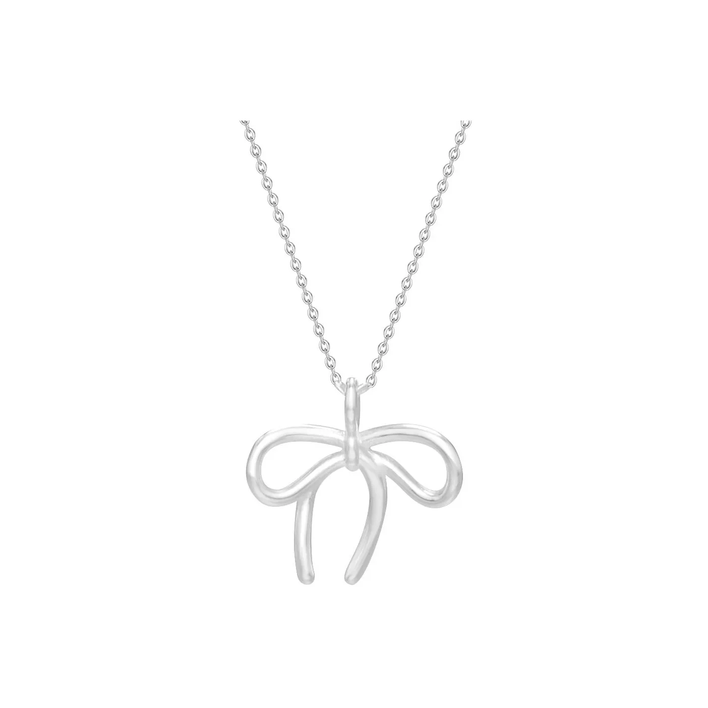 Anxious Сплав Ожерелья Женское Серебро