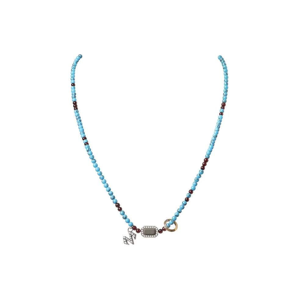BABAMA Cement Turquoise Necklaces Unisex