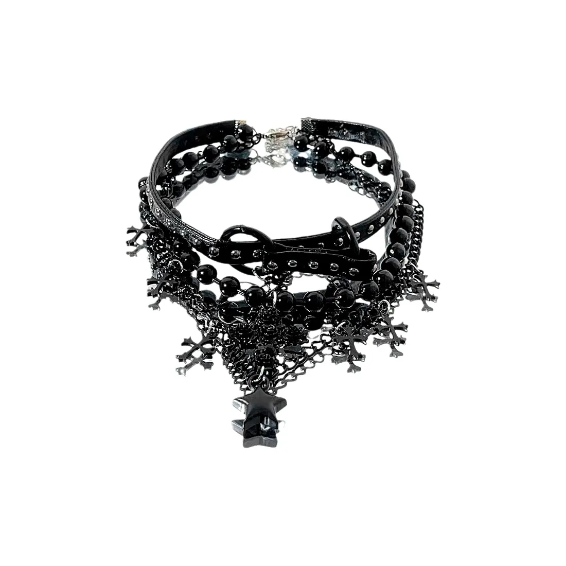 KING OF BLING Американский винтаж Готический стиль Эксклюзивный Премиум Feel Ожерелья Женские