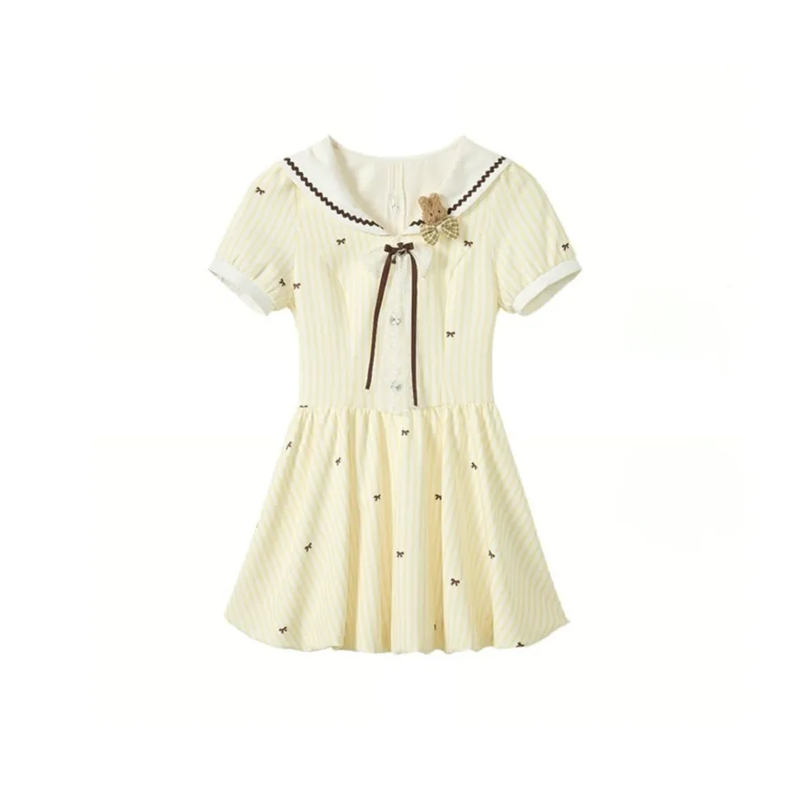 SEAR OFFICIAL Женские Платья с Коротким Рукавом Заварной