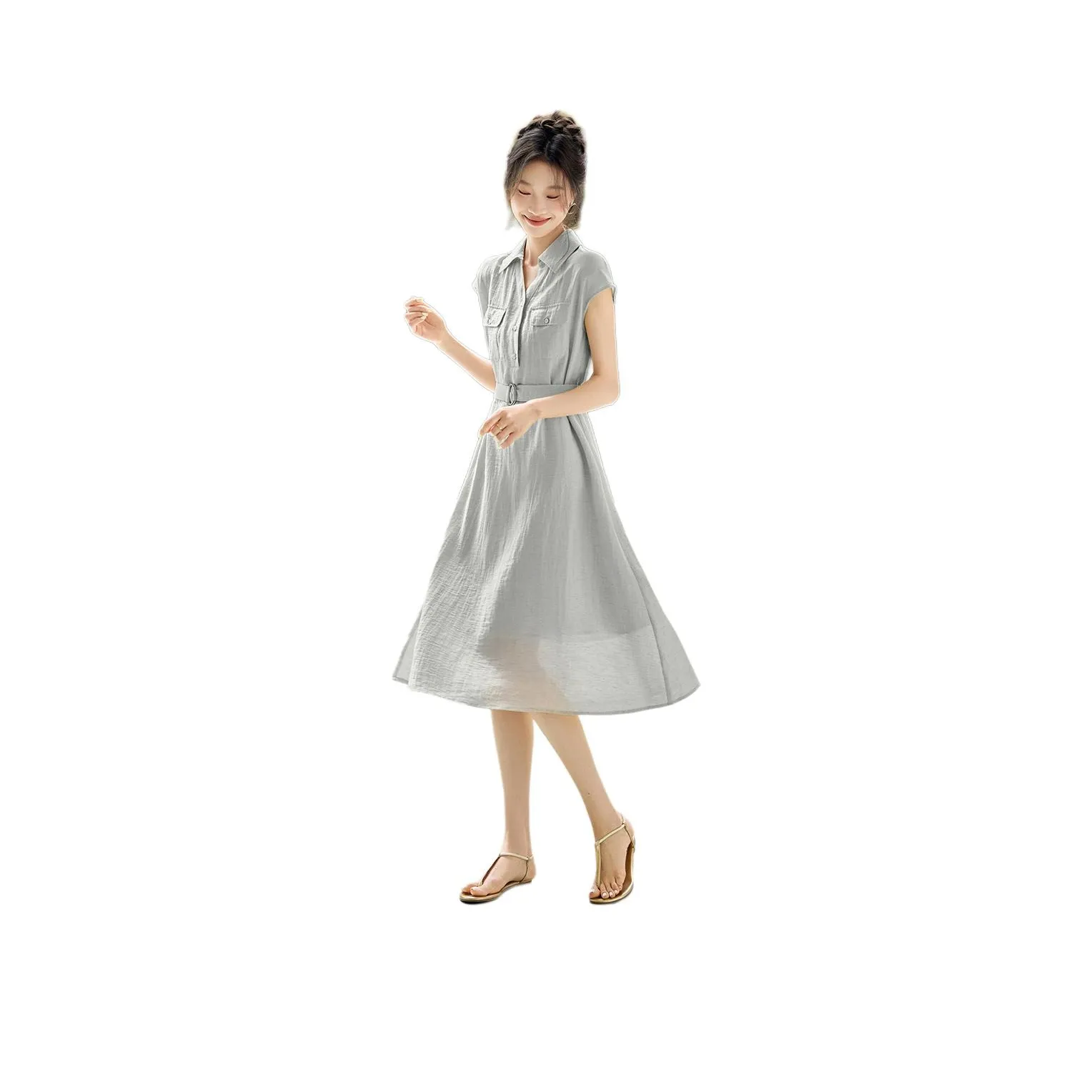 Mo Han Yi Mei Без рукавов Платье Женское