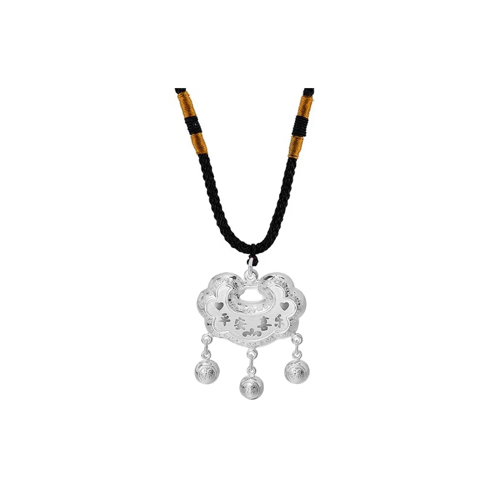 CHINA GOLD Sterling Silver 990 Necklaces Kids'