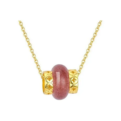 Heart Grass S925 Silver Necklaces Women's