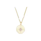 파워 Birthstone 동전 목걸이 (10월)