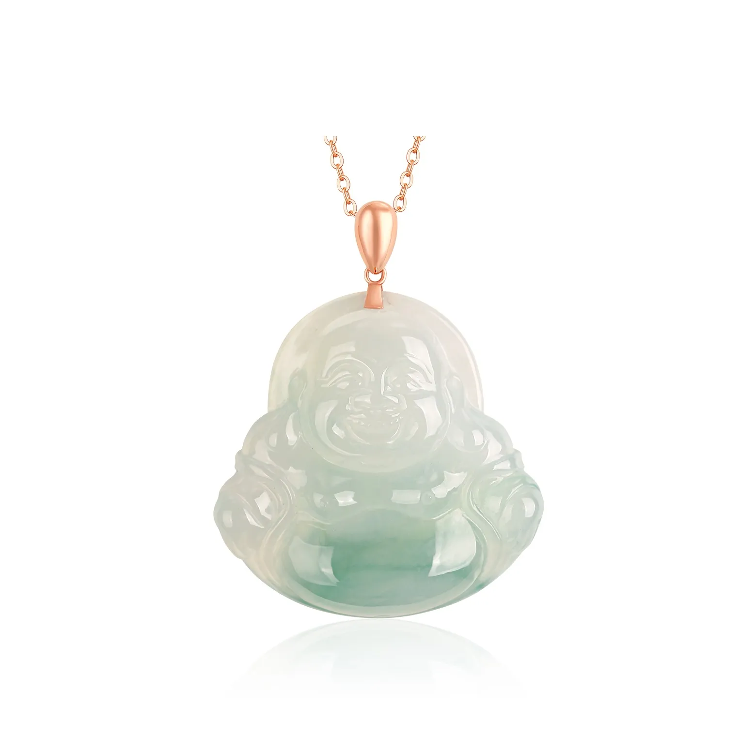 TAMINA Ice Glutinous Jadeite Necklaces Unisex