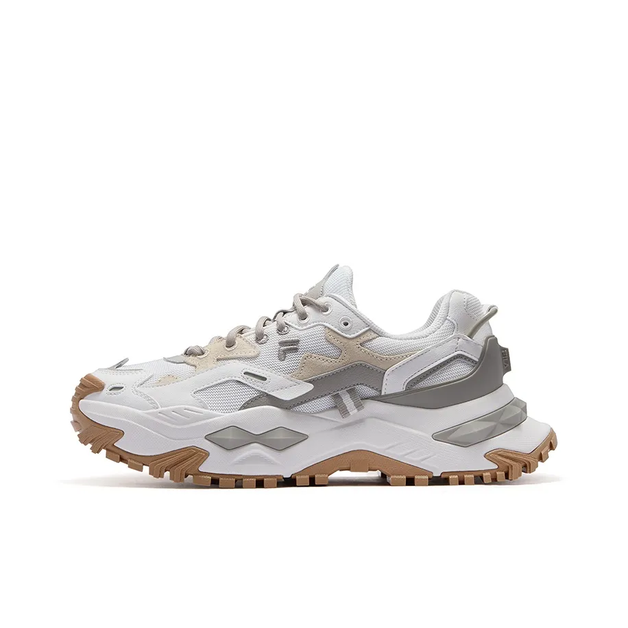 FILA FUSION Бьянко Мужские массивные кроссовки Белый-Коричневый