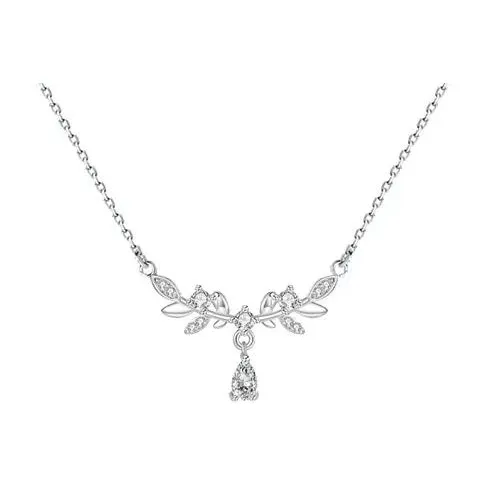 SGM S999 Fine Silver Wheat Peaceful Unique Elegant Advanced Elegant, Commute Everyday Date Gift, Girl Necklace Women's