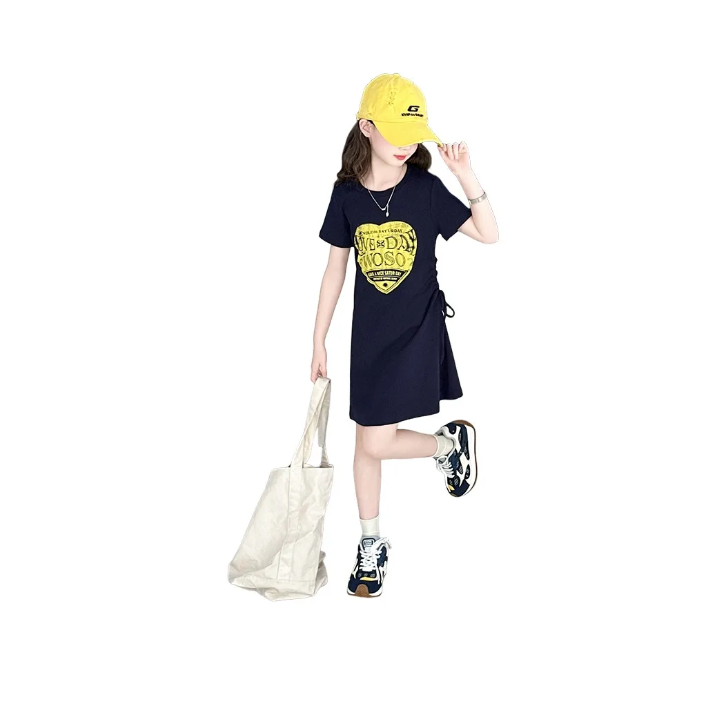 La Cergo Платье Темно-синий Children Возраст 3-7 лет