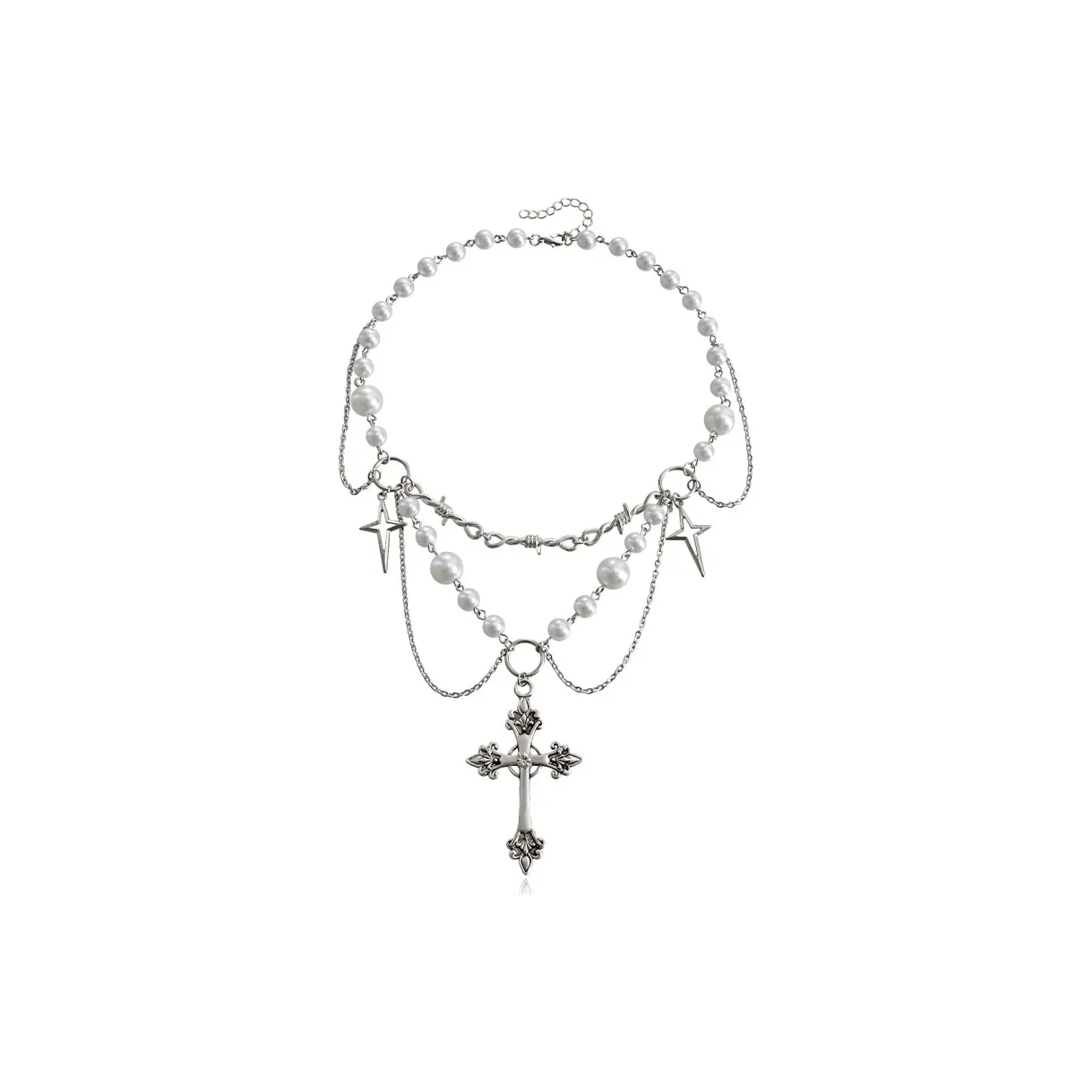 KING OF BLING Сплав Искусственная жемчужина Ожерелья Женские