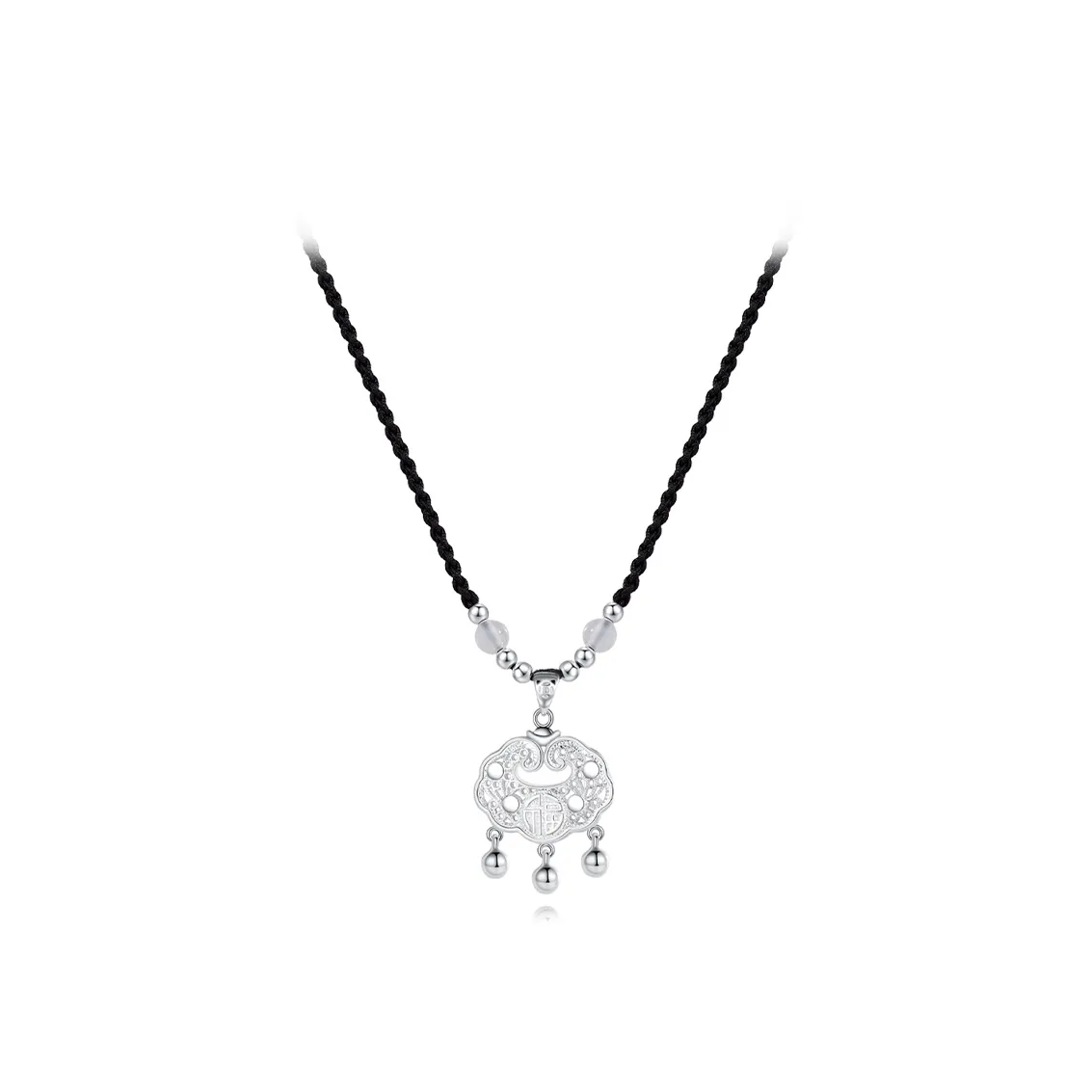 Muyan Alloy Peace Lock Necklace Unisex