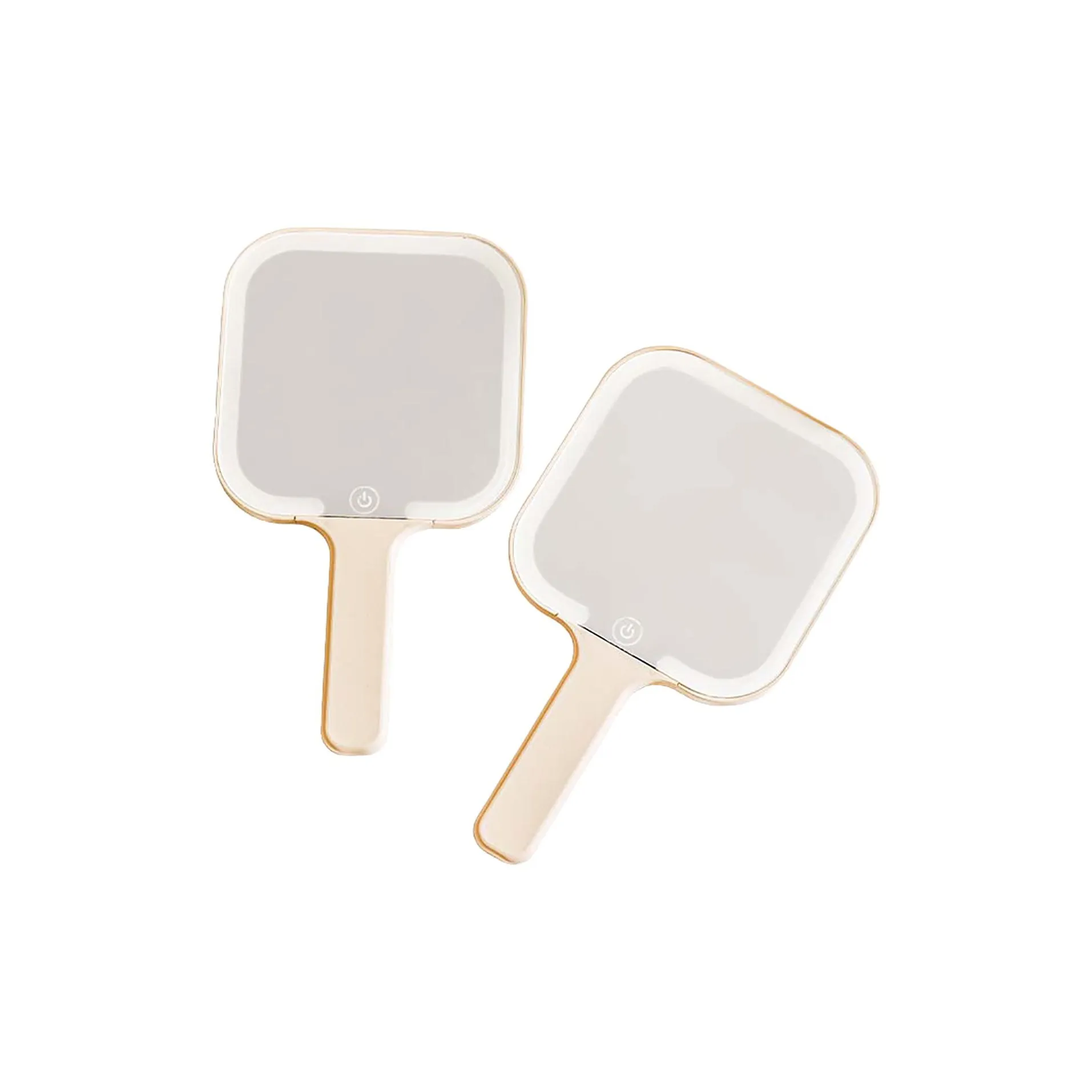 OEING Зеркало для макияжа Ручное LED Портативное