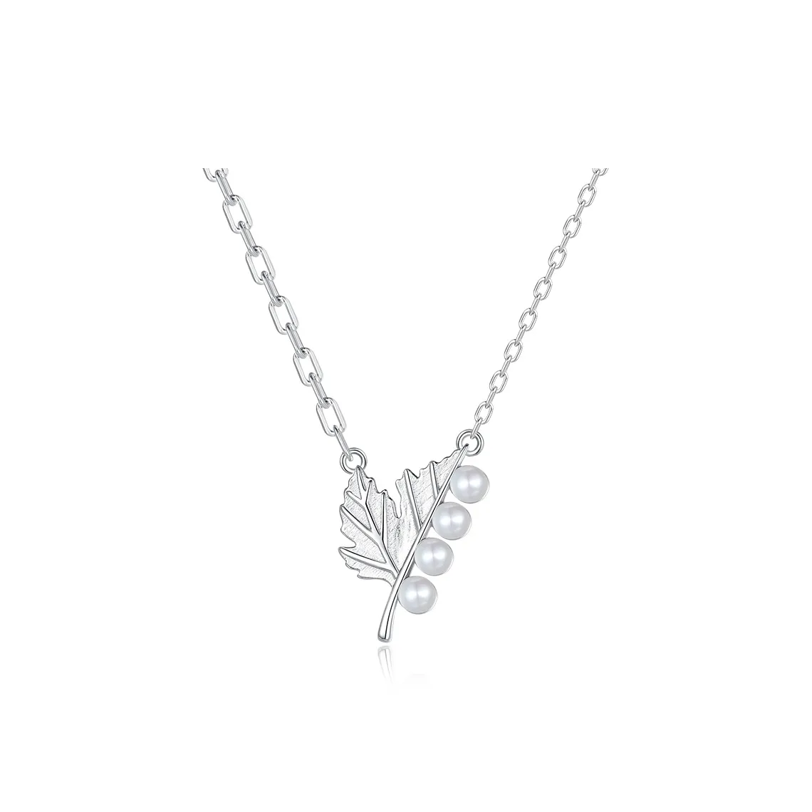 ZHENZHUAOMI Freshwater Pearl Necklaces Women's Silver Gold