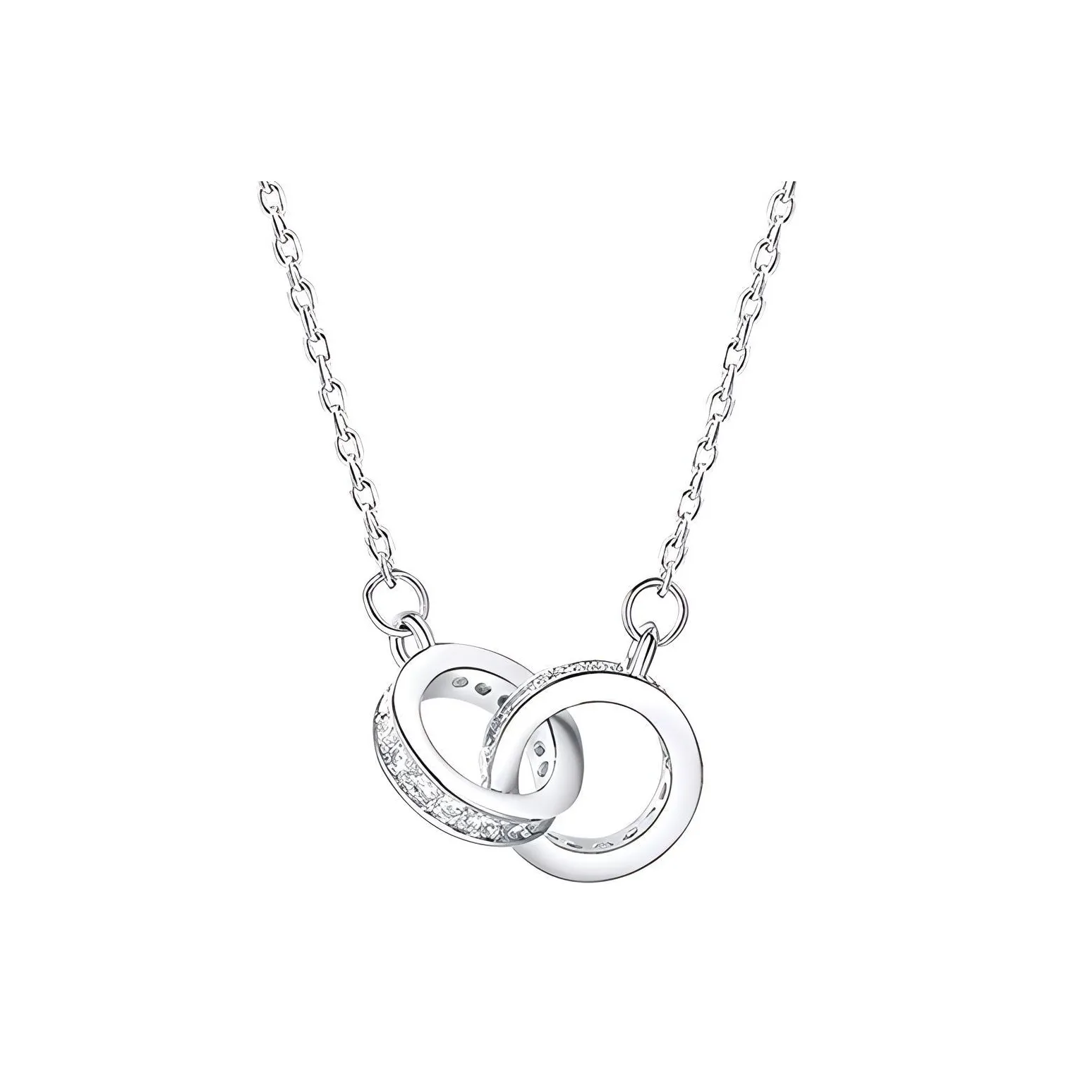 PIARA S925 Silver Collarbone Chain Men's