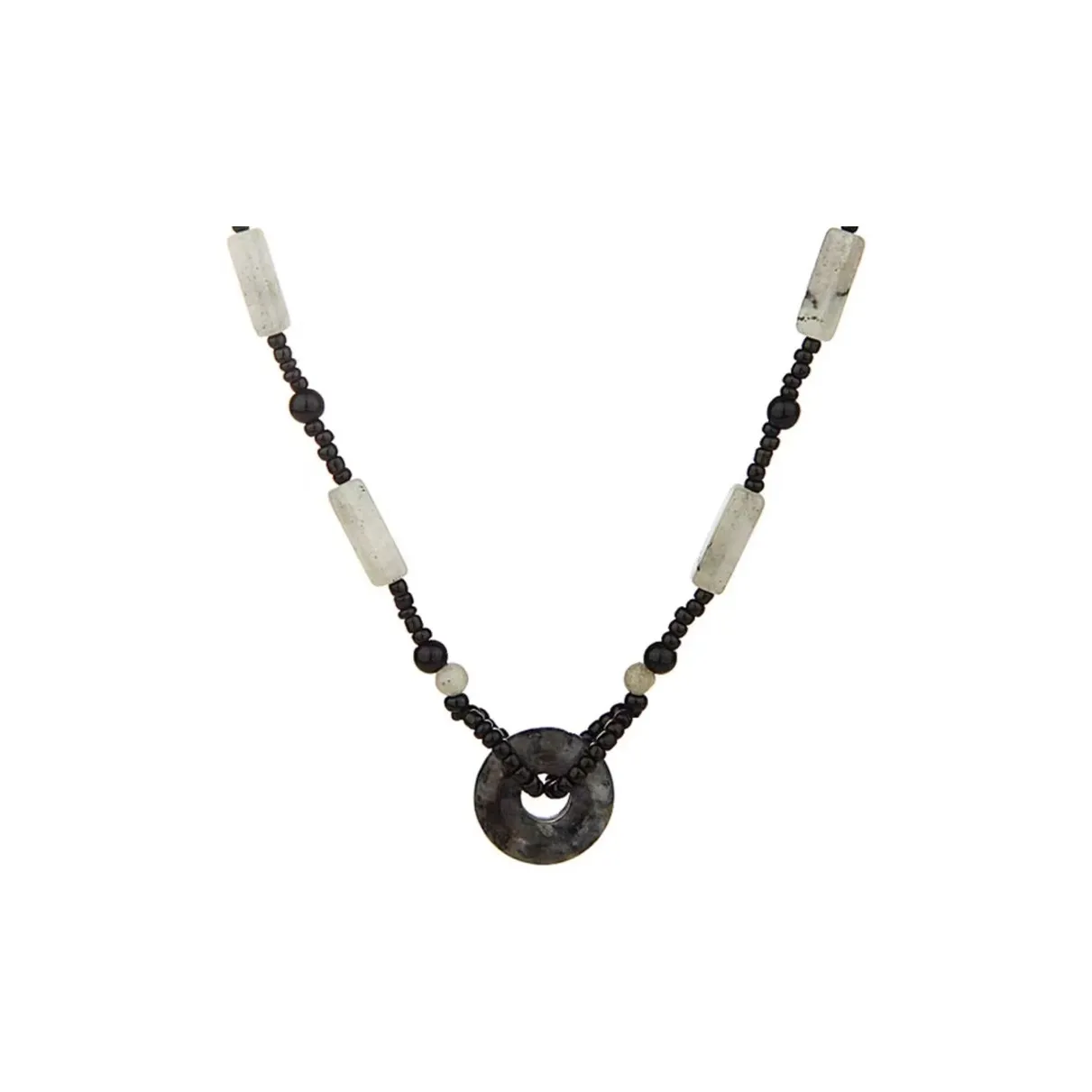 FOREVER MELODY Титановые стальные ожерелья унисекс черного цвета