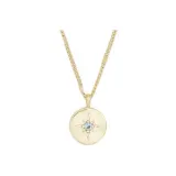 파워 Birthstone 동전 목걸이 (8월)